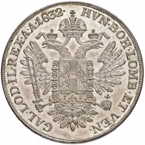 Реверс монеты Австрия, ½ талера, 1832-1835