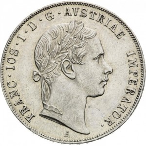 Аверс монеты Австрия, ½ талера, 1852-1856
