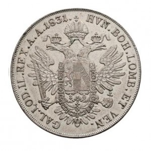 Реверс монеты Австрия, 1 талер, 1831