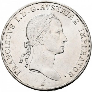 Аверс монеты Австрия, 1 талер, 1832-1835