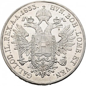 Реверс монеты Австрия, 1 талер, 1832-1835
