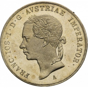 Аверс монеты Австрия, 1 талер, 1852