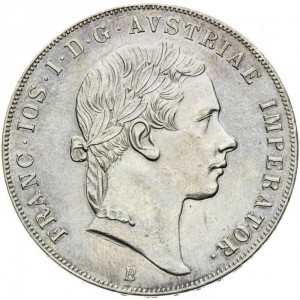 Аверс монеты Австрия, 1 талер, 1852-1856