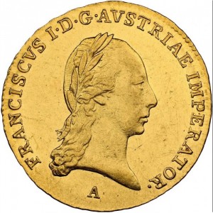 Аверс монеты Австрия, 1 дукат, 1816-1824