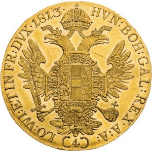 Реверс монеты Австрия, 4 дуката, 1811-1815