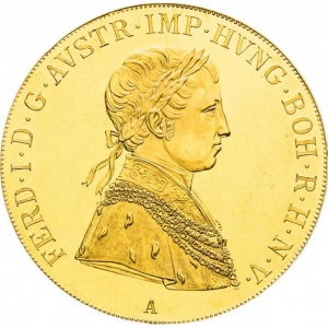 Аверс монеты Австрия, 4 дуката, 1835-1848