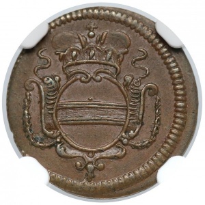 Аверс монеты Австрия, 1 геллер, 1763-1765