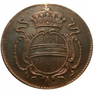 Аверс монеты Австрия, 1 геллер, 1768