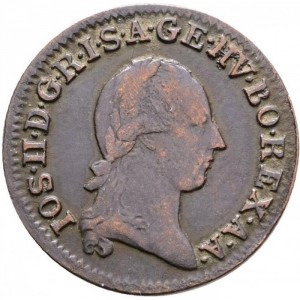 Аверс монеты Австрия, ¼ крейцера, 1781-1790