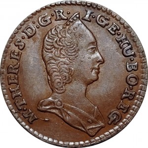 Аверс монеты Австрия, 1 пфенниг, 1758-1765