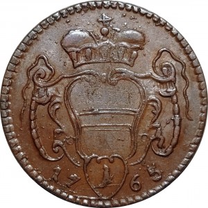 Реверс монеты Австрия, 1 пфенниг, 1758-1765