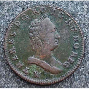 Аверс монеты Австрия, ½ крейцера, 1760-1764