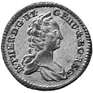 Аверс монеты Австрия, 1 крейцер, 1756-1762
