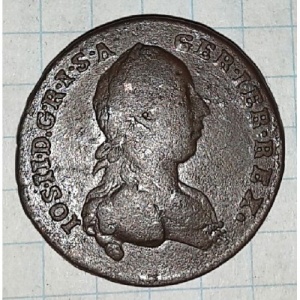 Аверс монеты Австрия, 1 крейцер, 1772-1779