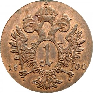 Реверс монеты Австрия, 1 крейцер, 1800