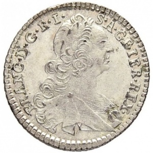 Аверс монеты Австрия, 3 крейцера, 1748-1762, Франц I - Орел с гербом Тироля