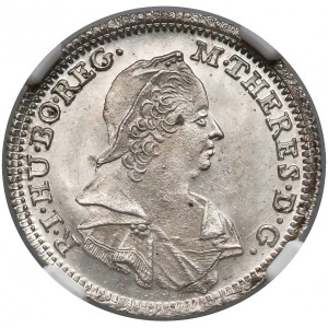 Аверс монеты Австрия, 3 крейцера, 1765-1780