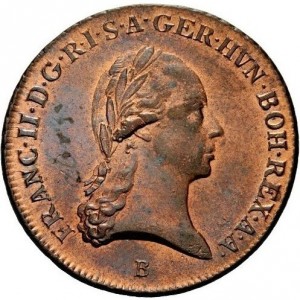 Аверс монеты Австрия, 3 крейцера, 1799-1803