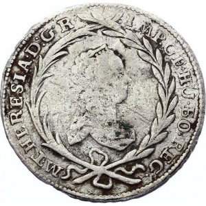 Аверс монеты Австрия, 5 крейцеров, 1765