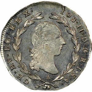 Аверс монеты Австрия, 5 крейцеров, 1788-1790