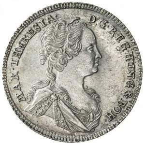 Аверс монеты Австрия, 6 крейцеров, 1743-1745