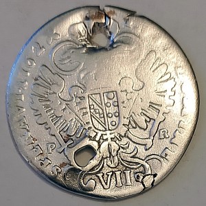 Реверс монеты Австрия, 7 крейцеров, 1752-1763