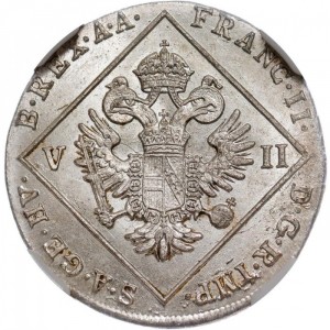 Аверс монеты Австрия, 7 крейцеров, 1802