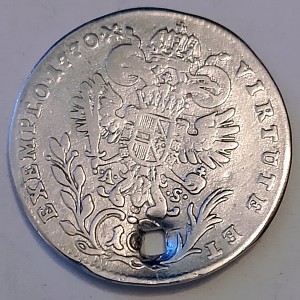 Реверс монеты Австрия, 10 крейцеров, 1765-1780, Иосиф II
