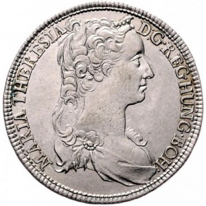 Аверс монеты Австрия, 15 крейцеров, 1741-1742