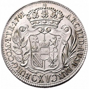 Реверс монеты Австрия, 15 крейцеров, 1741-1742