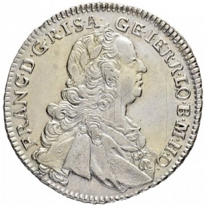 Аверс монеты Австрия, 17 крейцеров, 1751-1765, Франц I