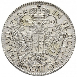 Реверс монеты Австрия, 17 крейцеров, 1751-1765, Франц I