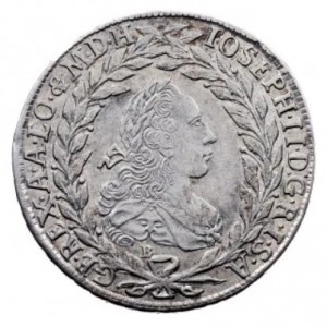 Аверс монеты Австрия, 20 крейцеров, 1765-1780, Иосиф II