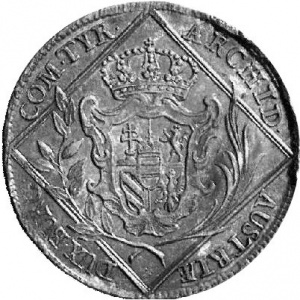 Реверс монеты Австрия, 30 крейцеров, 1742-1745