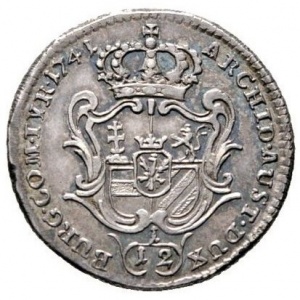 Реверс монеты Австрия, ¹⁄₁₂ талера, 1741