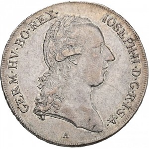 Аверс монеты Австрия, ½ талера, 1781-1790