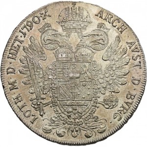 Реверс монеты Австрия, ½ талера, 1781-1790