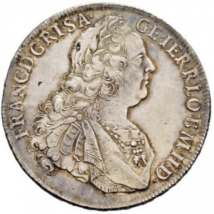 Аверс монеты Австрия, 1 талер, 1751-1765