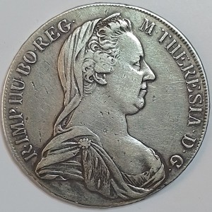 Аверс монеты Австрия, 1 талер, 1772-1780