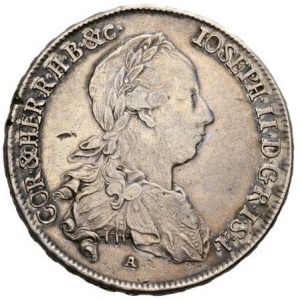Аверс монеты Австрия, 1 талер, 1773-1780