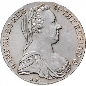 Аверс монеты Австрия, 1 талер, 1780