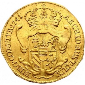 Реверс монеты Австрия, 1 дукат, 1741