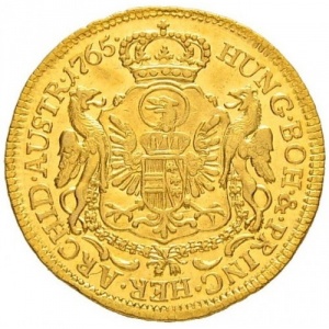 Реверс монеты Австрия, 1 дукат, 1765