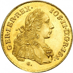 Аверс монеты Австрия, 1 дукат, 1768-1780