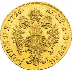 Реверс монеты Австрия, 1 дукат, 1792-1804