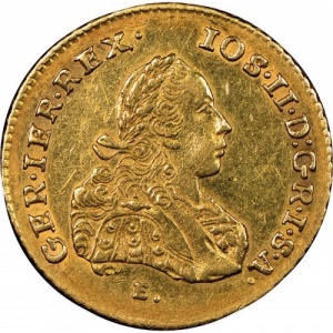 Аверс монеты Австрия, 2 дуката, 1768-1777