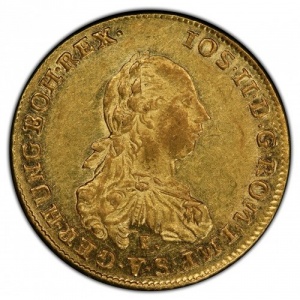 Аверс монеты Австрия, 2 дуката, 1781-1782