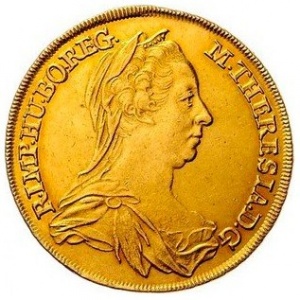 Аверс монеты Австрия, 4 дуката, 1778-1779