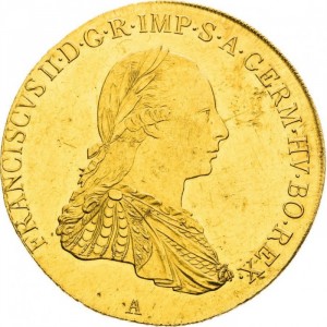 Аверс монеты Австрия, 4 дуката, 1793-1804