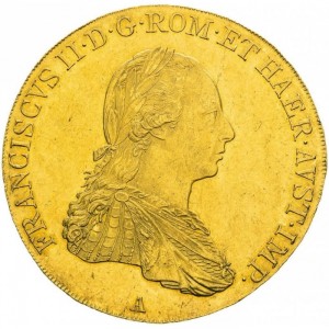 Аверс монеты Австрия, 4 дуката, 1804-1806